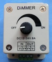 (image for) DC 12V ~ 24V 8A PWM Dimmer, DC Dimmer, Strip led light dimmer