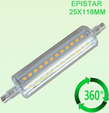 (image for) R7S LED bulbs with cover Quartz Double Ended replacement,10W - Click Image to Close
