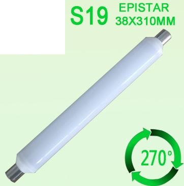 (image for) S19 led tube 18W as 36 watt CFL replacement - Click Image to Close