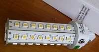 (image for) American 5/8" shot base G24 q-3 4 pins, 10 Watt LED bulbs