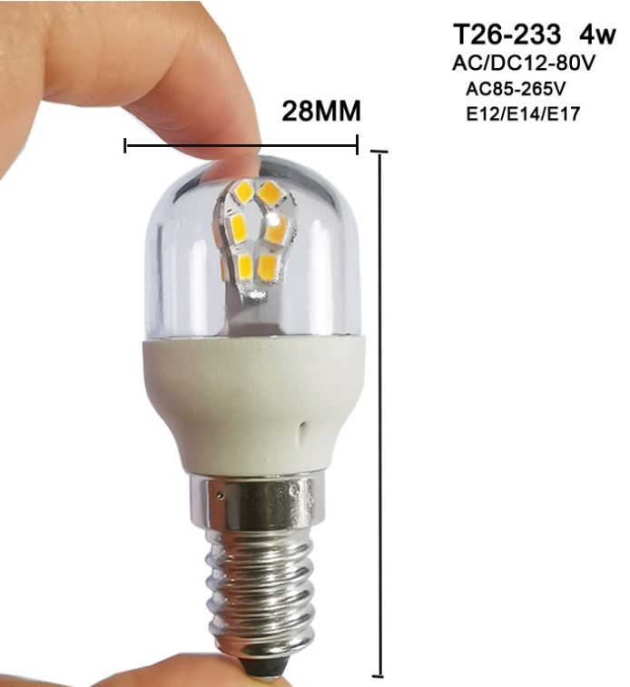 (image for) 3W LED bulb 26mm bulb, B22 E26, E12 E14 B15 E17 base 32 volt marine LED bulb 24V 36V, 48V Dimming dc led lights, led bulb for extractor pwm voltage