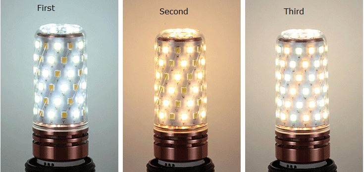 (image for) 16W Color tuning 3000K-4500K-6500k 3 color temperature led bulb