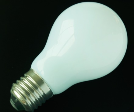 (image for) 6 watt A19 LED bulb, Full glass like incandescent bulb