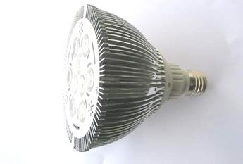 (image for) PAR38, E27, LED plant grow Lights, Using 9 pcs 1 W LED, 85~265V - Click Image to Close