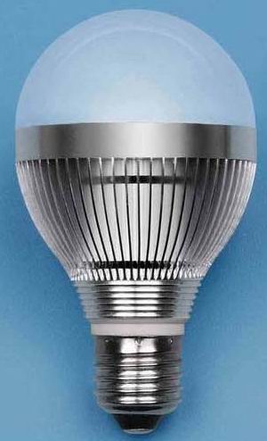 (image for) E27, 5X1.2W LED light bulb replacement, Cool white - Click Image to Close