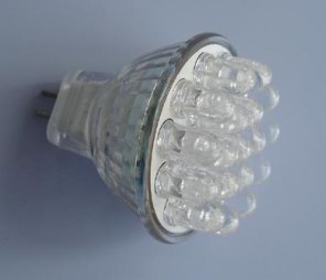 MR11, 12 volt led lights, 18 Super bright LEDs, Warm white - Click Image to Close