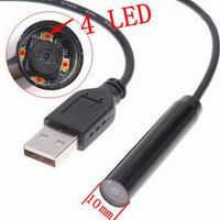 (image for) 6 FT 300K Pixels USB industrial Endoscope 4 LED inside