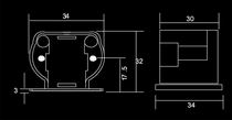 (image for) G23, 2 Pins CFL Lampholder, Plastic Lamp holder