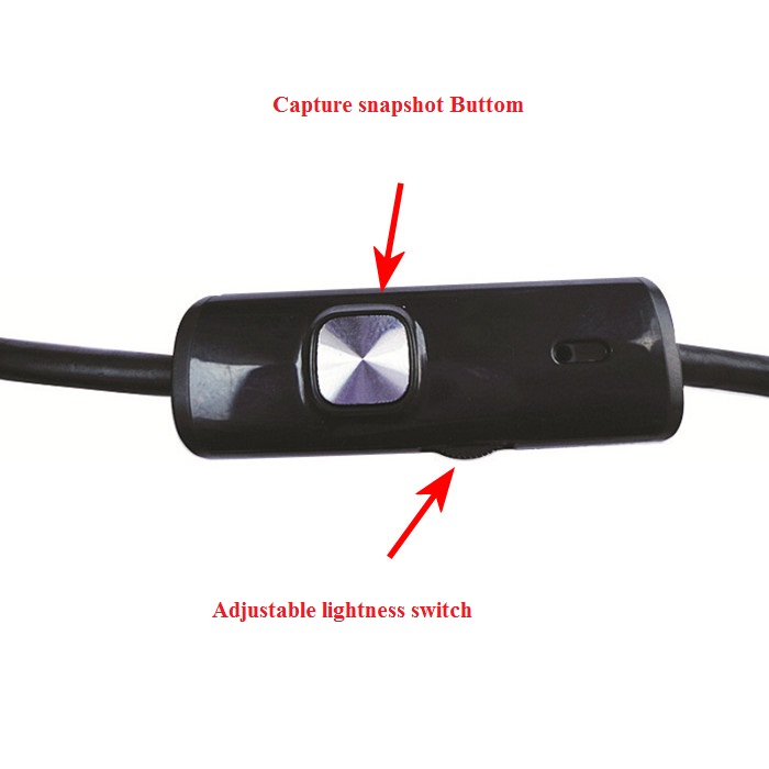 (image for) 6 FT 300K Pixels USB industrial Endoscope 4 LED inside