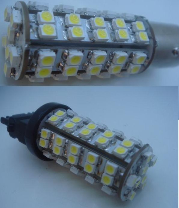 (image for) 3 Watt LED light,68 pcs 3528 SMD LED, 12V, Any color and base - Click Image to Close