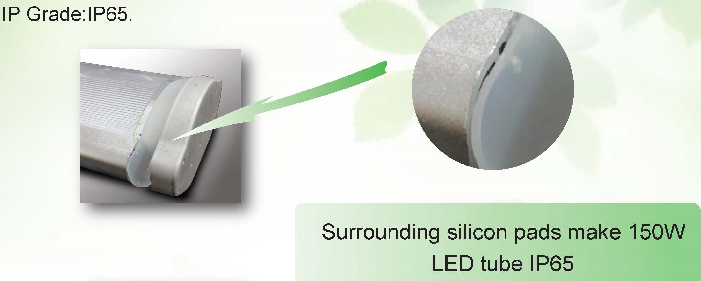 (image for) 150W LED Tube as fluorescent and high bay light replacement