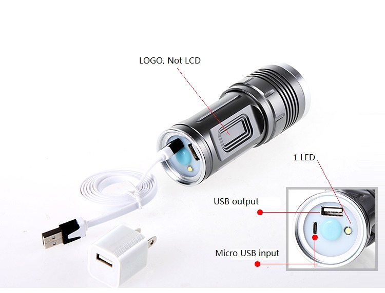 (image for) 15 Watt White and Blue LED Light Source night fishing lamp