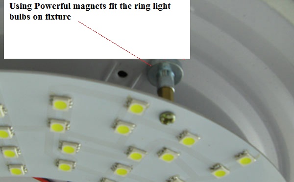 (image for) 7 Watt led panel, 5" U or ring type 20W fluorescent replacement - Click Image to Close