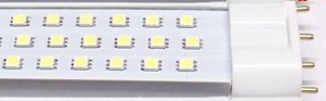 (image for) 8W, 12.5" H type 2G11 led house lights, 21 watt CFL replacement - Click Image to Close