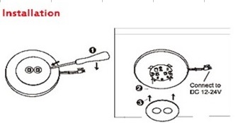 (image for) LED Cabinent lights for Boats cars, 4W with switch DC10~30v - Click Image to Close