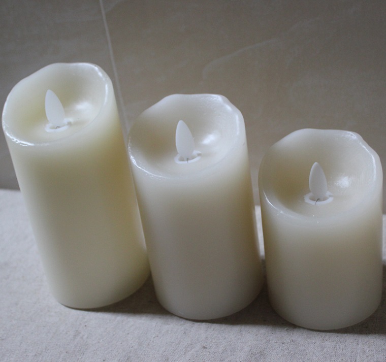 (image for) 3" realistic flame effect LED candle, 4", 5", 6", 8" High - Click Image to Close