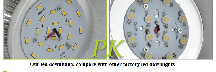 (image for) 4" LED downlight bulbs, 7 Watts ivory color Fixture, 85~265V