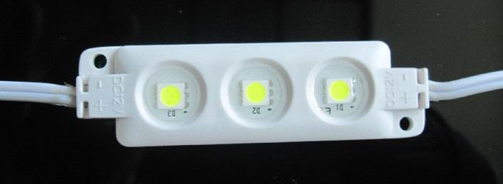 (image for) 0.544W LED modules for backlight use 3 pcs 5050 SMD LED, 12V - Click Image to Close