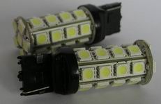 (image for) 7440 LED bulbs for car use 30 pcs 5050 SMD LED, 12V, Pure white - Click Image to Close