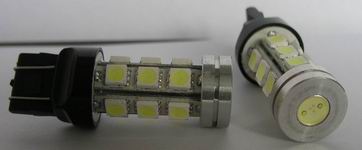 (image for) 7443 LED bulbs for car, 4.5 watts, 12V, Pure white - Click Image to Close