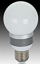 (image for) E27, A19 Shape, 3 Watt high power LED light bulb, OEM order - Click Image to Close