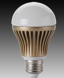 (image for) E27, A19 shape, 6.5 Watt high power LED light bulb, OEM order - Click Image to Close