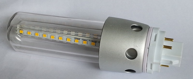 (image for) 6W American standard G24 q 4 pin, G24 d 2 pin 6" CFL LED bulbs - Click Image to Close