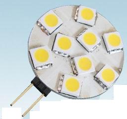 (image for) 1.8W G4 LED house lights, 9pcs 5050 SMD LED, Cool white, 12V - Click Image to Close