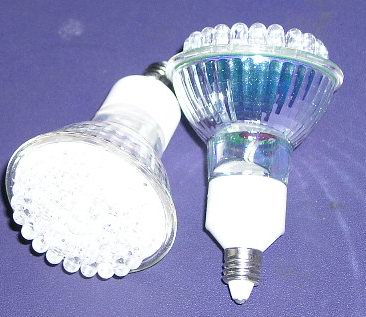 (image for) JDR, E11, 48 LEDs, Cool wihte LED floodlights, 120VAC - Click Image to Close
