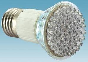 (image for) JDR, E27, 4.8W, 80 LEDs, Cool white LED floodlights, 110V/120V - Click Image to Close