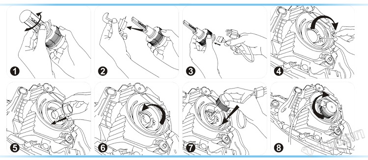 (image for) 20 watt led headlights, Use Cree L2 LED, DC12~24V