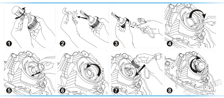 (image for) 20 watt led headlights, Use Cree L2 LED, DC12~24V - Click Image to Close