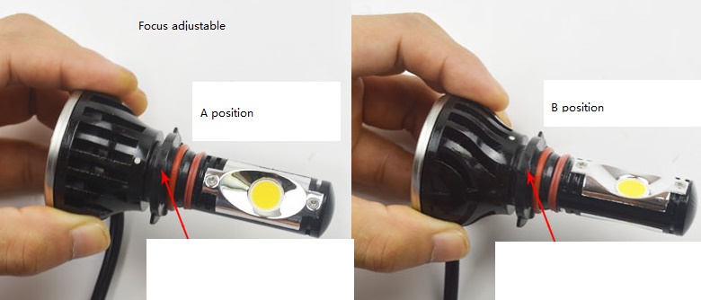 Decode 25W led headlights dual beam, Cree LED, DC10~32V - Click Image to Close
