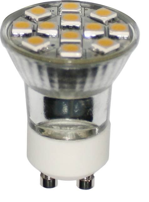 (image for) Mini GU10 LED Bulb (GU11 LED bulb) 2.4w cool white 230v - Click Image to Close