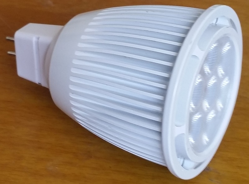(image for) Triac Dimmable MR16 LED light bulbs, 7 pcs 1 W LED, AC 12V - Click Image to Close
