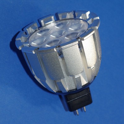 (image for) MR16 LED light bulbs, 8 Watt, 6 pcs 1.2W LED, dimmable, AC12V - Click Image to Close