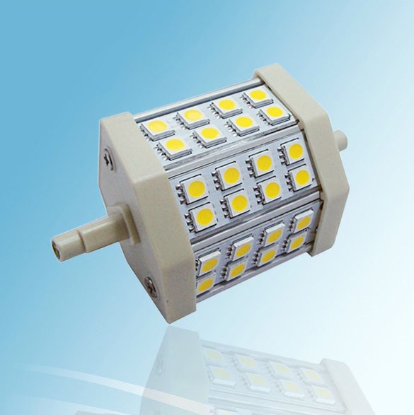 R7S LED bulbs, MOL 3-1/8", 5 watt, Cool white AC85~265V - Click Image to Close