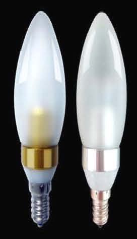 (image for) BA11 Candle LED Dimmable Light bulbs, 4W W/6 pcs SAMSUNG LED - Click Image to Close