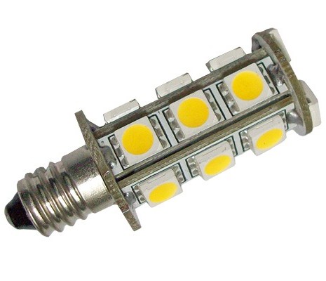 (image for) 3.6W E11 Car RV Caravan Lights 18 pcs 5050 SMD, 12V - Click Image to Close