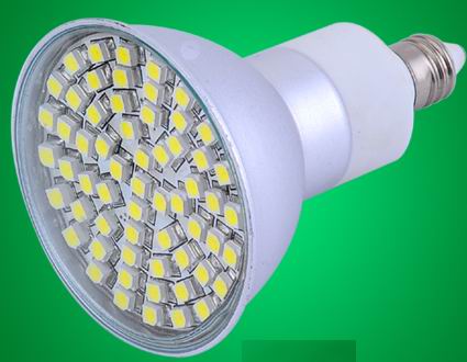 (image for) JDR E11 LED light bulb replacement, 4 watts 60 pcs LEDs - Click Image to Close