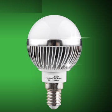 (image for) E14 A15 3 watt led light bulbs,AC85~265V - Click Image to Close