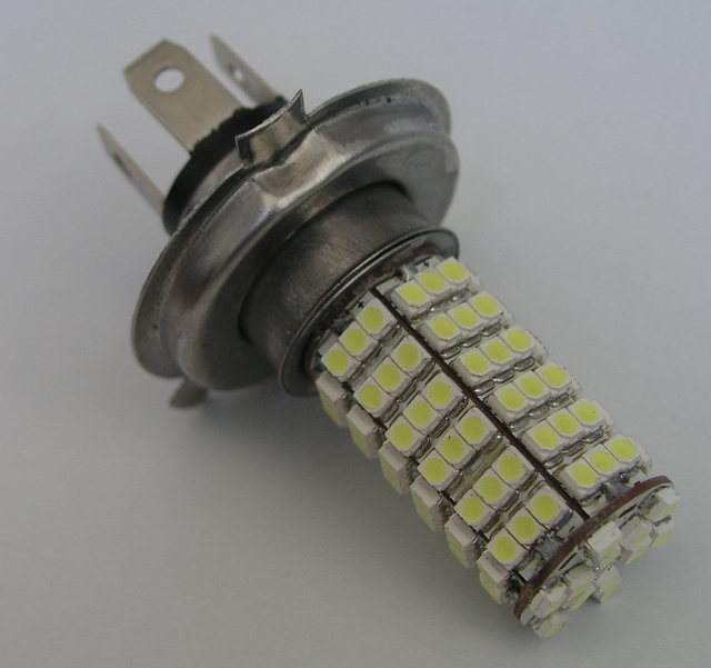 (image for) H4 LED bulbs for car 4 watts, 120 pcs 1210 SMD, 12V,Head Lamp - Click Image to Close
