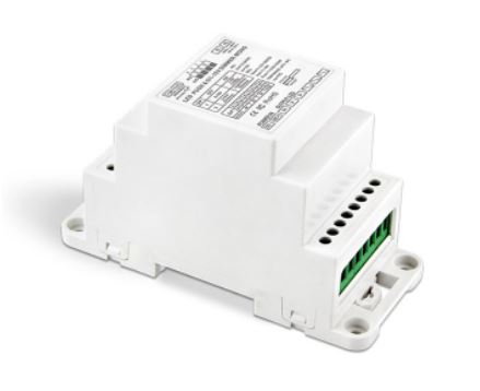 (image for) 18A 0-10V DIN Rain Dimming Driver push dimming driver 12V 24V - Click Image to Close