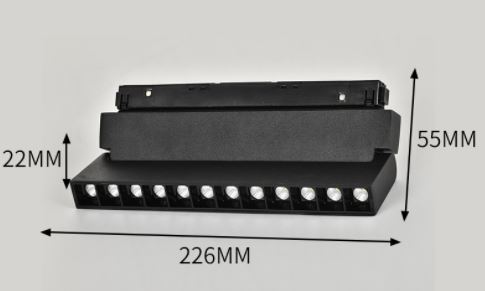 ZigBee smart Folding grille light 48V 12W using OSRAM led
