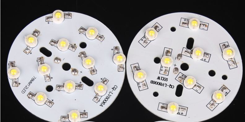 9X1W LED PCB board lighting source Aluminum plate base