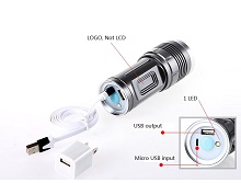 (image for) 15 Watt White and Blue LED Light Source night fishing lamp