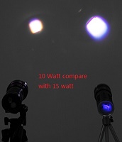 (image for) 15 Watt White and Blue LED Light Source night fishing lamp