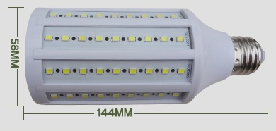 18 Watt LED bulbs, DC12V~80V, E14, E27, B22 Base - Click Image to Close