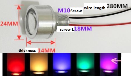 (image for) 4.5V led bulb Mini led downlights 3V 5V Recessed LED Spotlights
