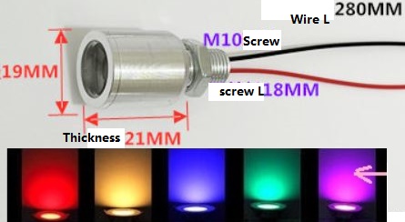 3V led bulb Mini led downlights USB 5V Recessed LED Spotlights